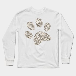 Cat Paw Pattern Long Sleeve T-Shirt